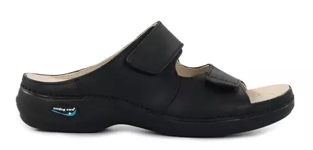 Maschinenwaschbare Pflege-Arbeitsschuhe aus echtem Leder WG811 Schwarz - Damen Arbeitsschuhe - 112203 - 1
