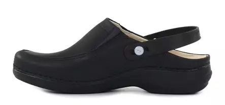 Maschinenwaschbare Pflege Arbeitsschuhe aus echtem Leder WG4P11 Paris Schwarz - Damen Arbeitsschuhe - 113315 - 2