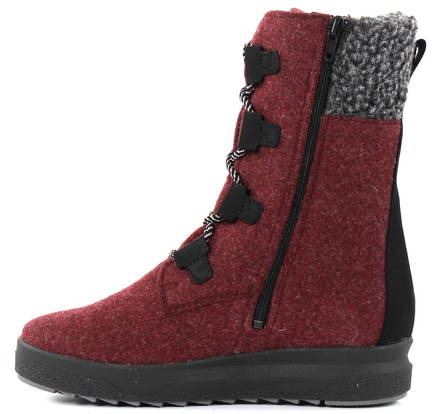 Pomar Filz-Stiefeletten REKI Gore-Tex Wein Filz - Damen Stiefeletten - 132046 - 2
